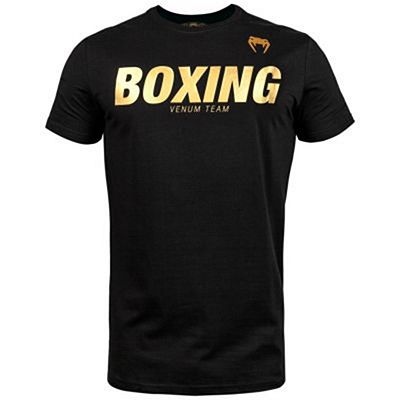 Venum Boxing VT T-shirt Negro-Oro