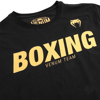Venum Boxing VT T-shirt Negro-Oro
