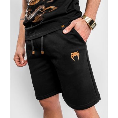 Venum Classic Cotton Shorts Negro-Oro