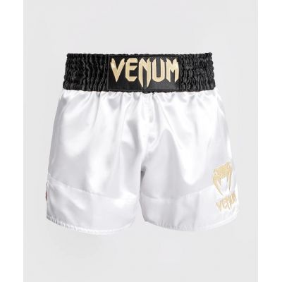 Venum Classic Muay Thai Short White-Gold