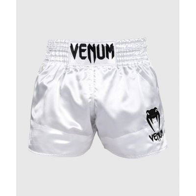Venum Classic Muay Thai Shorts White-Black