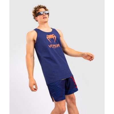 Venum Classic Tank Top Navy Blue-Orange