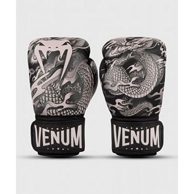 Venum Dragon's Flight Boxing Gloves Sand Schwarz