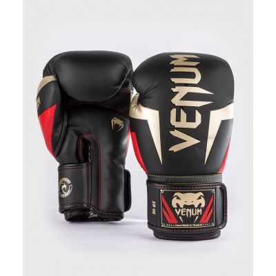 Venum Elite Boxing Gloves Schwarz-Gold