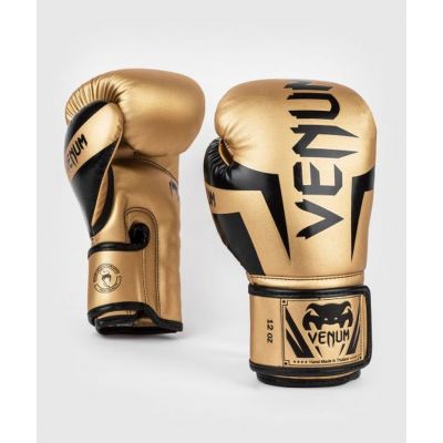 Venum Elite Boxing Gloves Oro-Nero