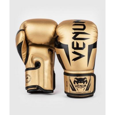 Venum Elite Boxing Gloves Oro-Nero