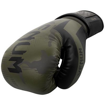 Venum Elite Boxing Gloves Green-Camo