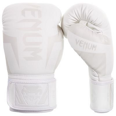 Venum Elite Boxing Gloves White-White