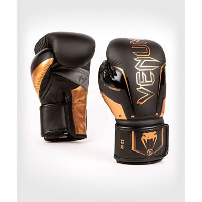 Venum Elite Evo Boxing Gloves Black-Orange
