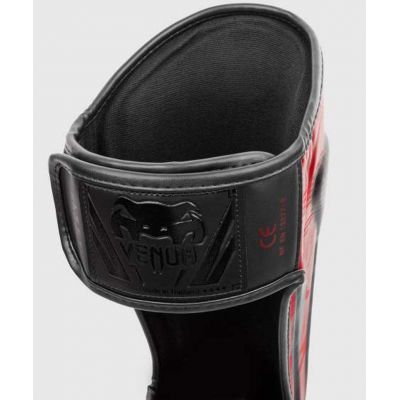 Venum Elite Shin Guards Vermelho