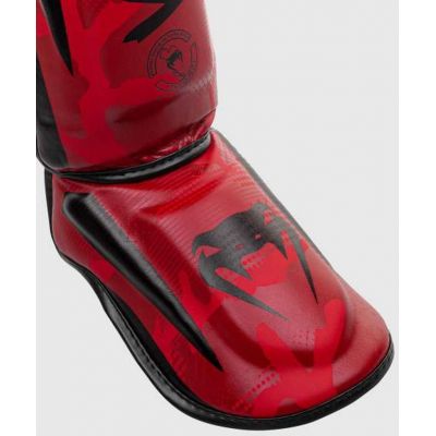 Venum Elite Shin Guards Vermelho