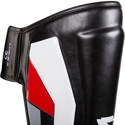 Venum Elite Standup Shinguards Negro-Blanco