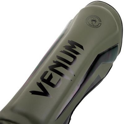 Venum Elite Standup Shinguards Green-Black