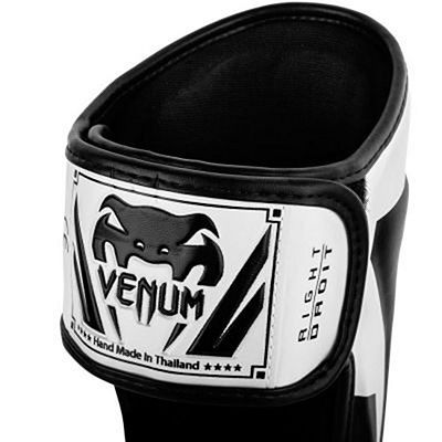 Venum Elite Standup Shinguards Blanco-Negro