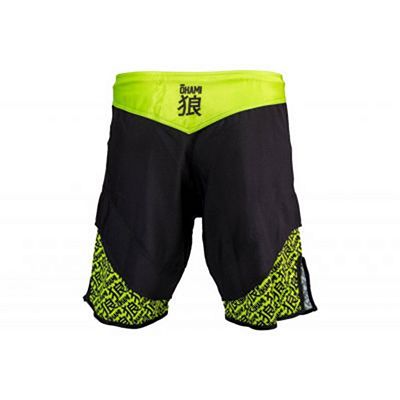 Okami Fight Shorts Neon Black