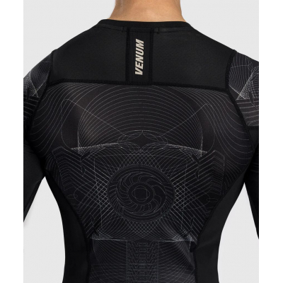 Venum G-Fit Air Mens Long Sleeve Rashguard Negro-Marron