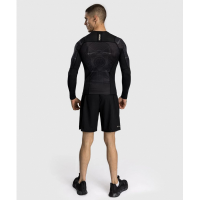 Venum G-Fit Air Mens Long Sleeve Rashguard Preto-Marrom