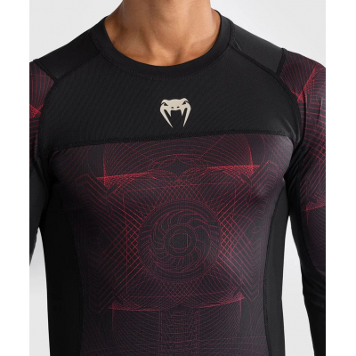 Venum G-Fit Air Mens Long Sleeve Rashguard Preto-Vermelho