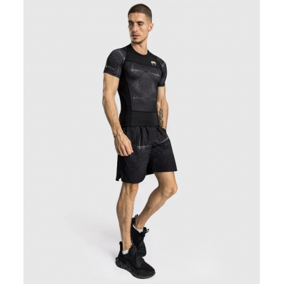 Venum G-Fit Air Mens Short Sleeve Rashguard Preto-Marrom