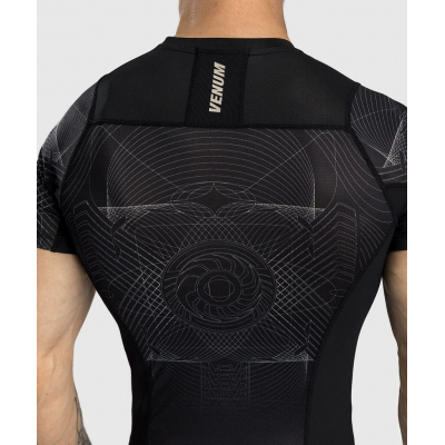 Venum G-Fit Air Mens Short Sleeve Rashguard Negro-Marron