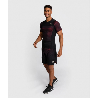 Venum G-Fit Air Mens Short Sleeve Rashguard Preto-Vermelho