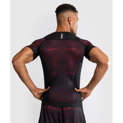 Venum G-Fit Air Mens Short Sleeve Rashguard Preto-Vermelho