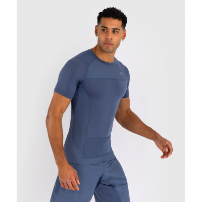 Venum G-Fit Air Mens Short Sleeve Rashguard Blu