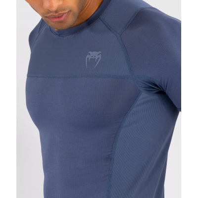 Venum G-Fit Air Mens Short Sleeve Rashguard Blu