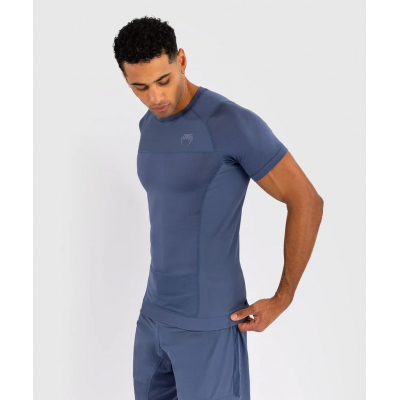 Venum G-Fit Air Mens Short Sleeve Rashguard Azul