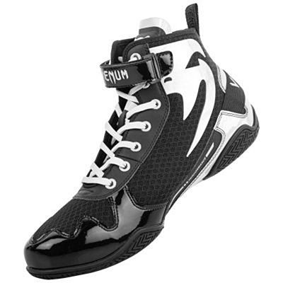 Venum Giant Low Boxing Shoes Black-White