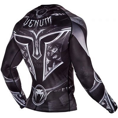 Venum Gladiator 3.0 Rashguard LS Negro-Blanco