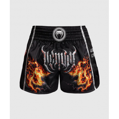 Venum Gladiator 5.0 Muay Thai Shorts Preto-Laranja