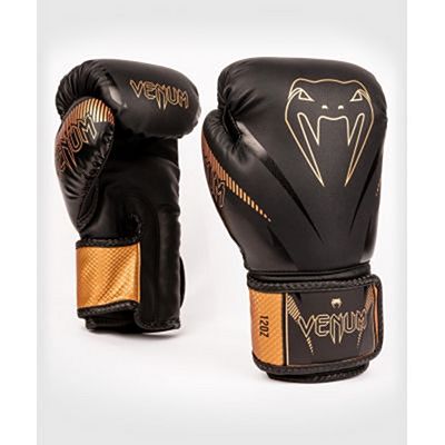 Venum Impact Boxing Gloves Bronze Black