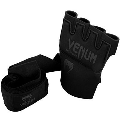 Venum Kontact Gel Glove Wraps Negro-Gris