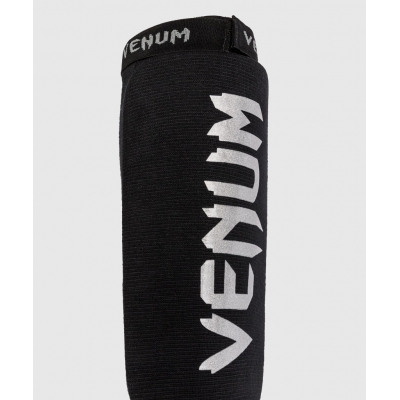 Venum Kontact Shin Guards Schwarz-Silber