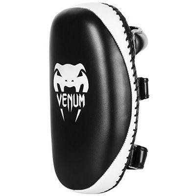 Venum Light Kick Pad Skintex Leather (Pair) Black-White