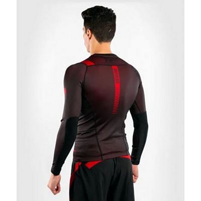 Venum NoGi 3.0 Rashguard - Long Sleeves Schwarz-Rot