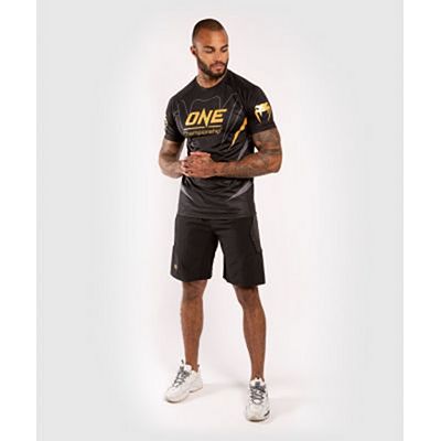 Venum ONE FC Dry Tech T-shirt Black-Gold