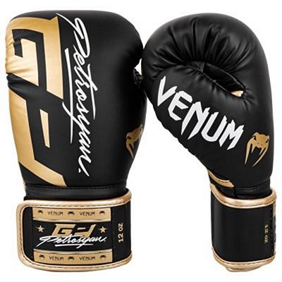 Venum Petrosyan Boxing Gloves Black-Gold