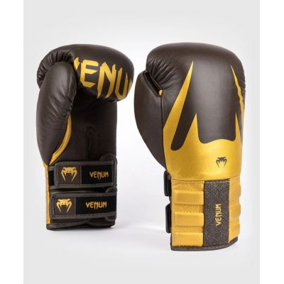 Venum Reverso Boxing Gloves Marron-Oro