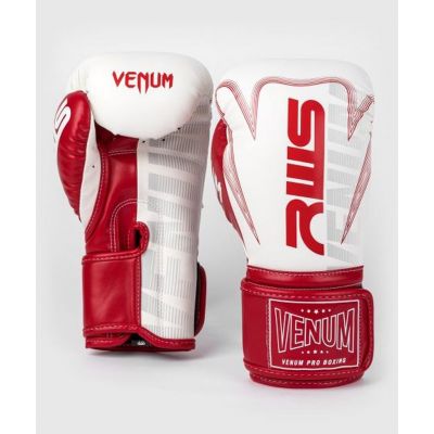 Weiß-Rot Venum RWS Gloves X Venum Boxing