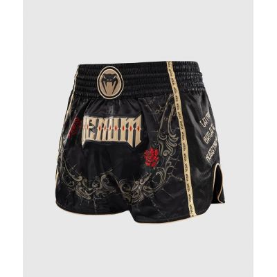 Venum Santa Muerte 5.0 Muay Thai Shorts Nero-Oro