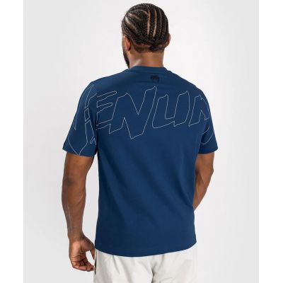 Venum Snake Print T-Shirt Azul Marino