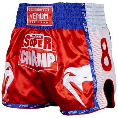 Venum Super Champ Muay Thai Shorts Red