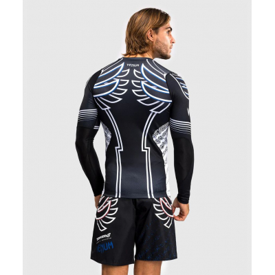 Venum Tekken 8 Jin Kazama Rashguard Azul-Preto