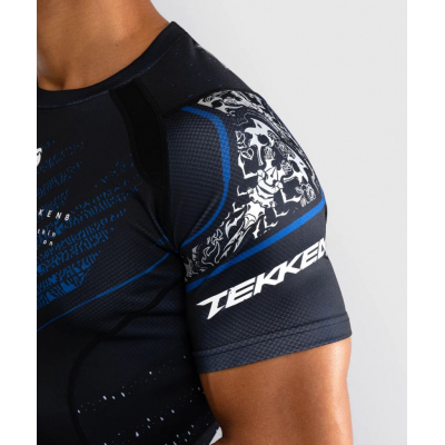 Venum Tekken 8 Paul Phoenix Rashguard Preto-Azul