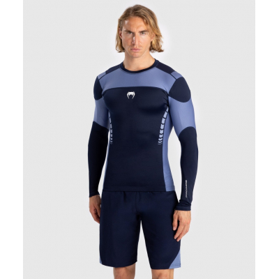 Venum Tempest L/S Rashguard Bleu Marine-Bleu