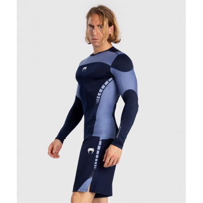 Venum Tempest L/S Rashguard Azul Marinho-Azul