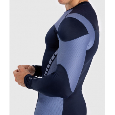 Venum Tempest L/S Rashguard Dunkelblau-Blau