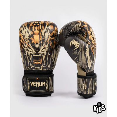 Venum Tiger Kids Boxing Gloves Negro